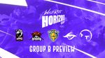 Horizon Cup logo with Group B teams