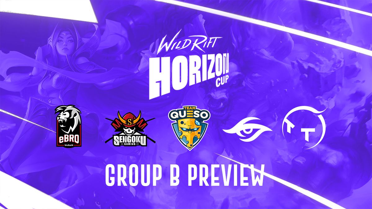 Horizon Cup logo with Group B teams