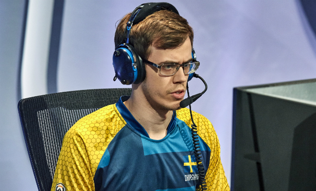 Chipshajen at the Overwatch World Cup for Sweden.
