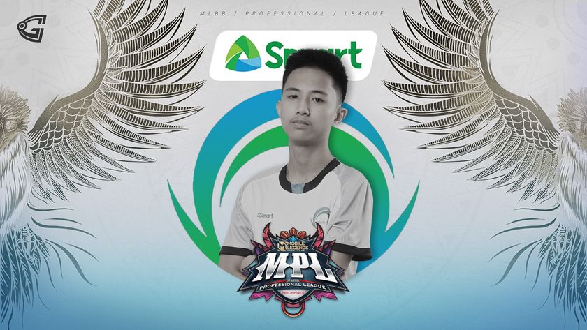Kelra over the Omega Esports logo for MPL PH Season 8