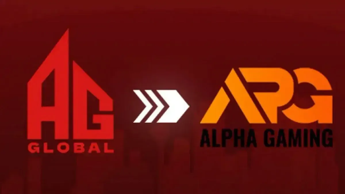 Hình ảnh của AG Global thông báo việc họ đổi tên thành Alpha Gaming