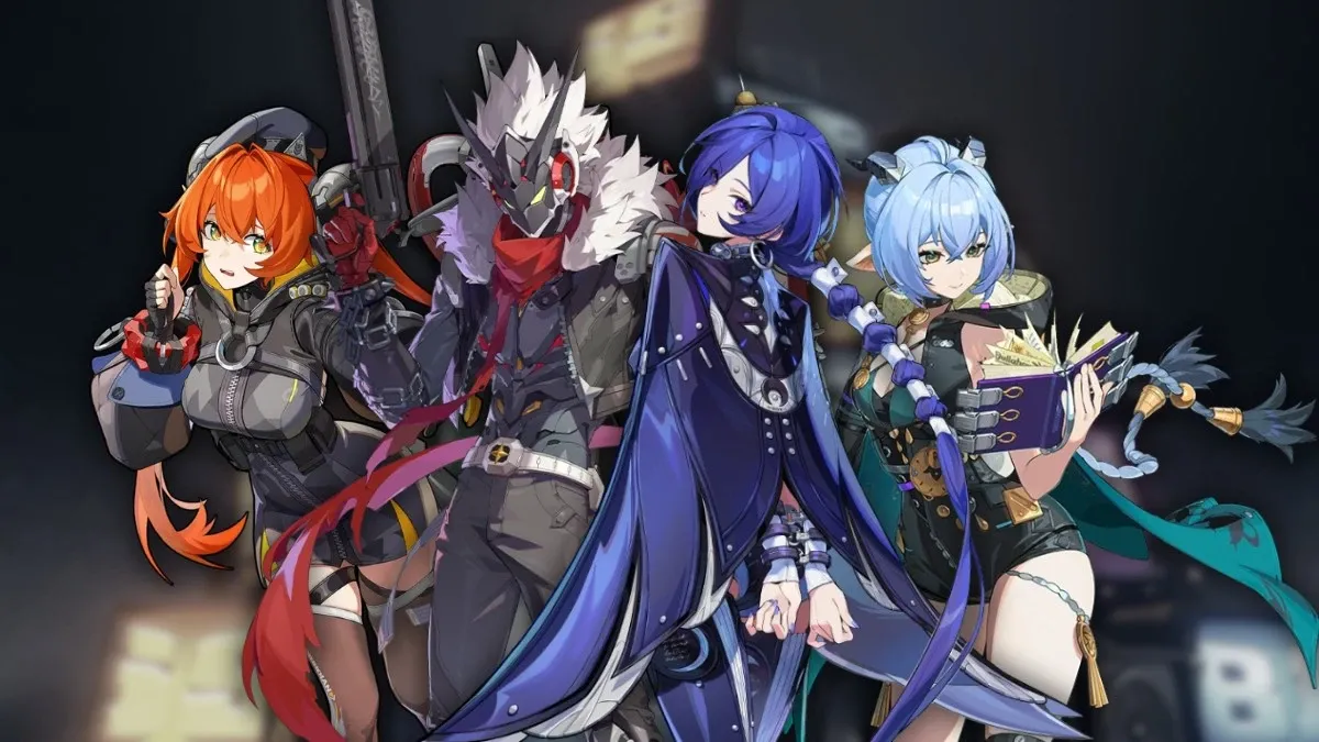 Orphie, Starlight Billy, Promeia and Lucia in Zenless Zone Zero