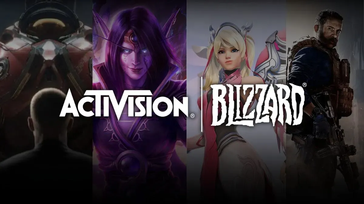 Starcraft, World of Warcraft, Overwatch, Call of Duty Modern Warfare, Activision Blizzard Logo