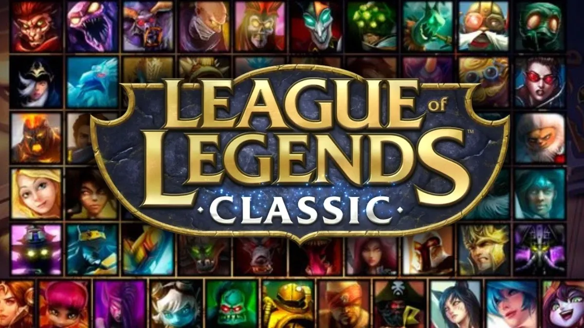 Old rendition of LoL character roster