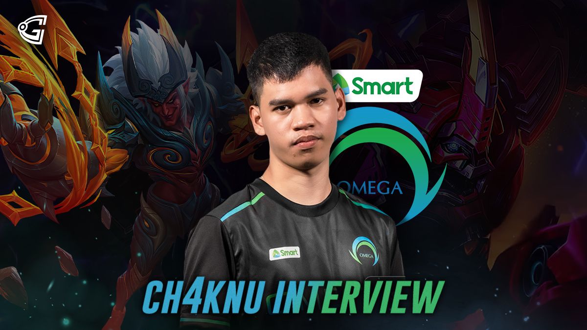 ch4knu of Smart Omega Esports with MLBB heroes Grock and Khufra