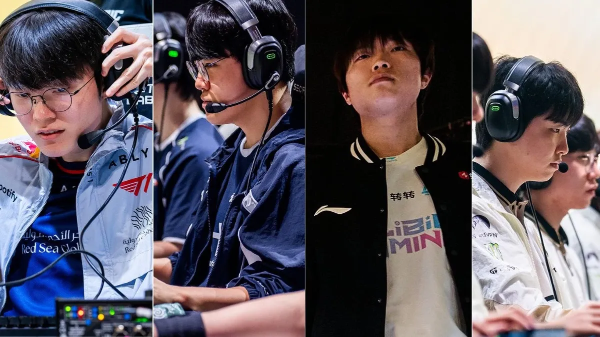 Faker, Gumayusi, Bin, and Chovy at EWC 2026