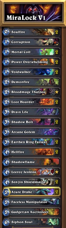 miracle warlock guide decklist