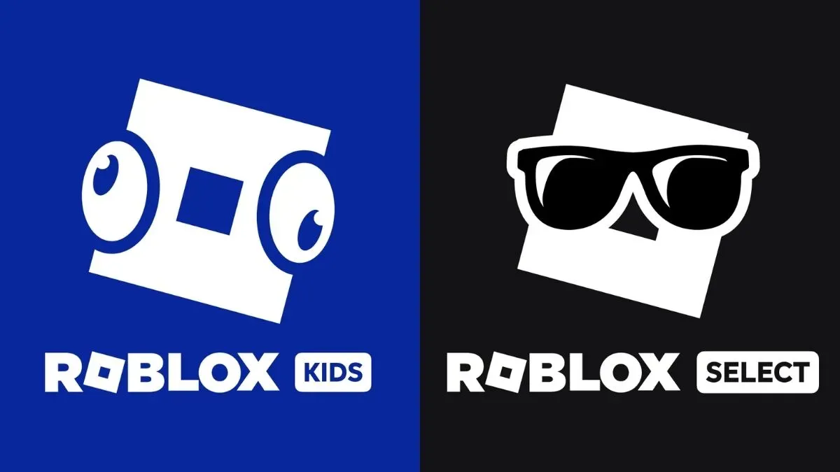 An image of Roblox Kids and Roblox Select logos.