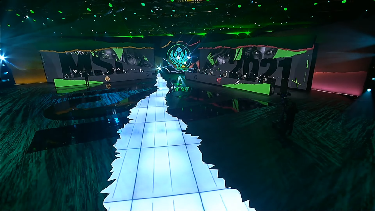 Stage setup at MSI 2021