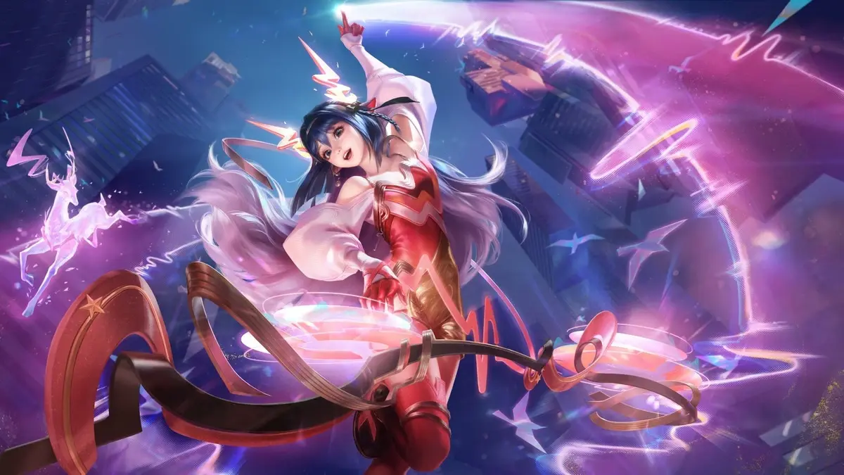 Image of Yaria in her True Hertz skin from Honor of Kings