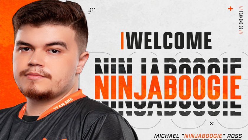 Team SMG เปิดตัวผู้เล่นใหม่ (เก่า) Ninjaboogie ในตำแหน่ง hard support. แทน Roddgeee