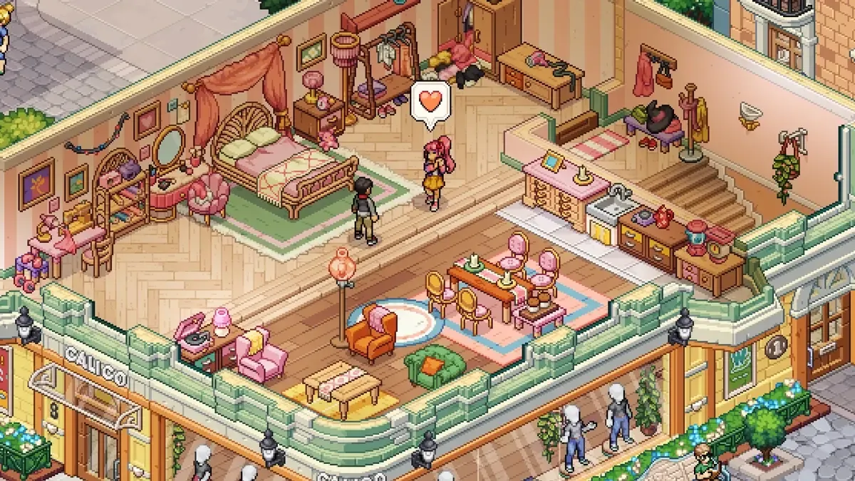 Witchbrook screenshot with an NPC.