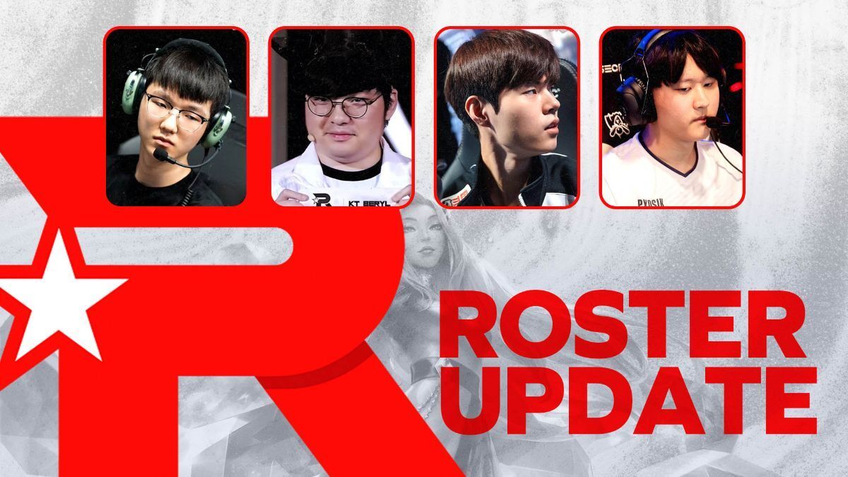 KT Rolster Roster Update