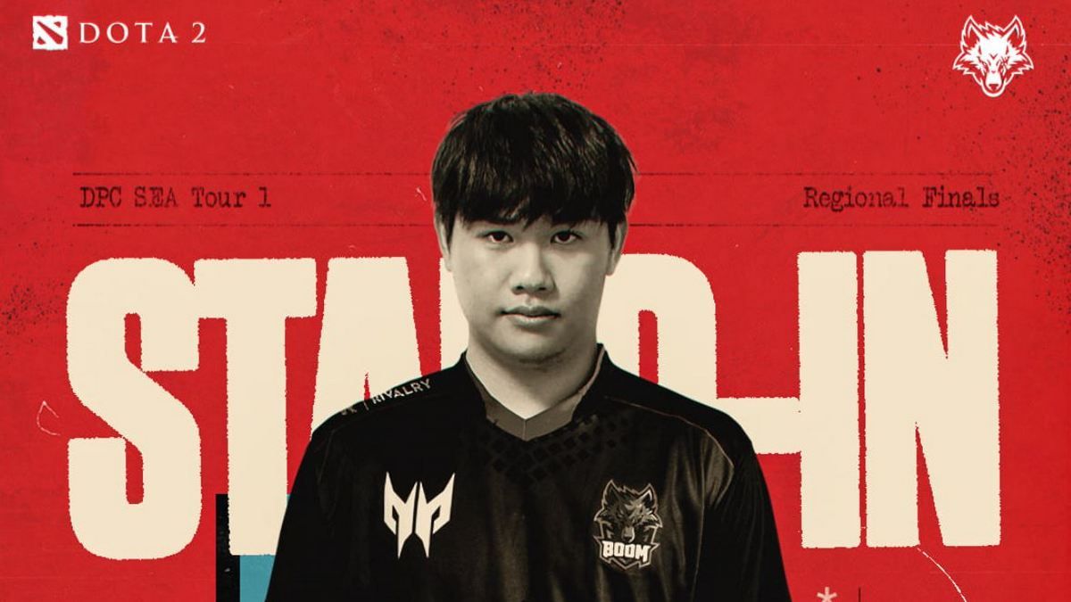Dota 2 carry Jacky standing in for BOOM Esports