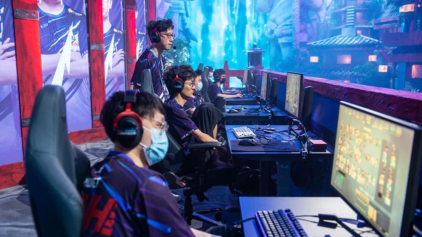 Team Aster Dota 2 players competing at AniMajor