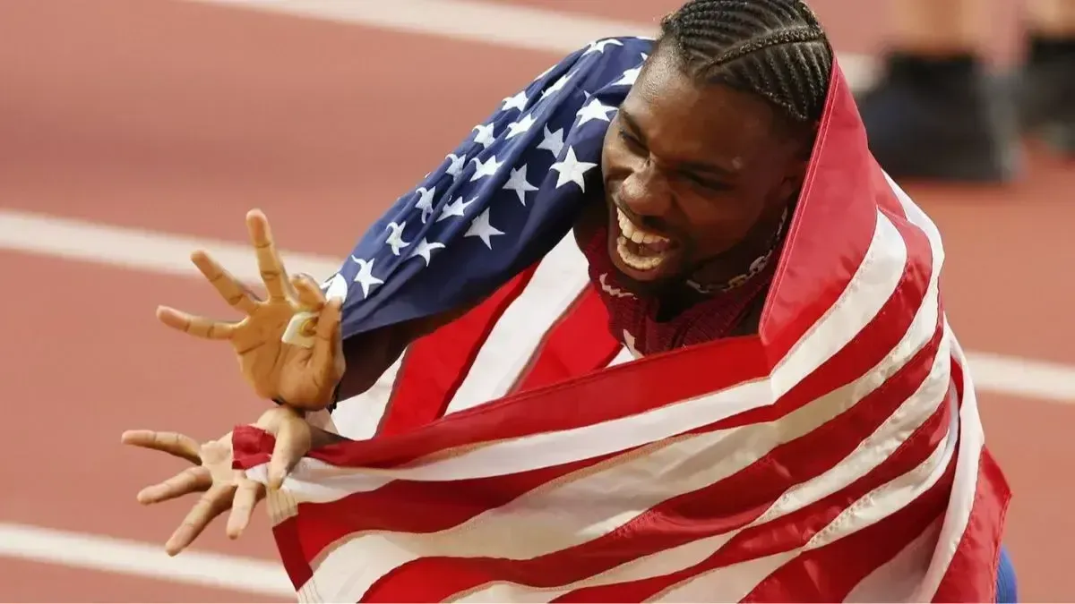 Noah Lyles an olympics gold medalist gamer and a geek