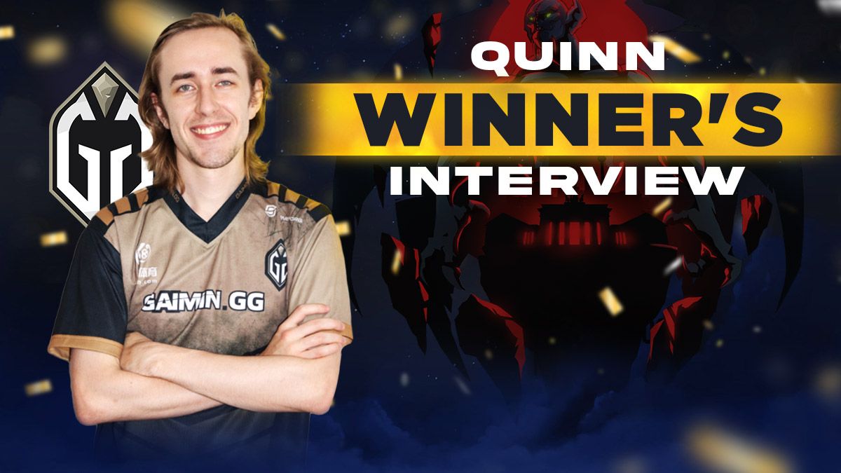 Quinn Winner's interview Berlin Major