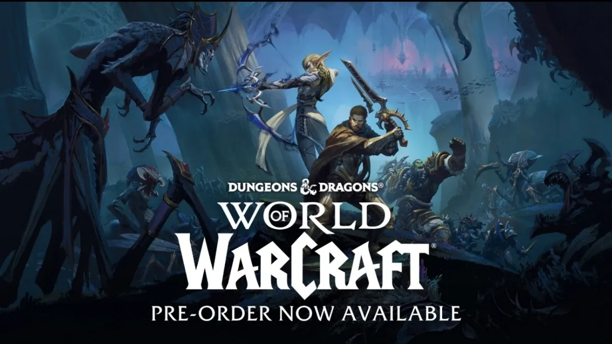 A leaked image of D&D x WoW