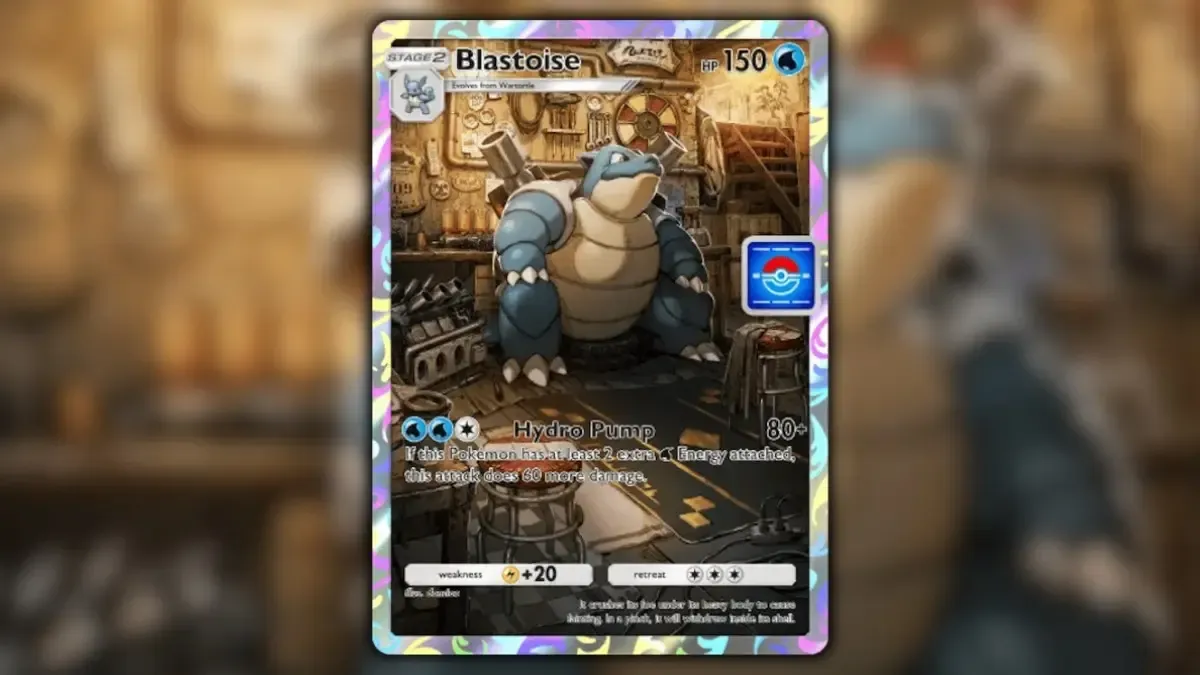 Pokémon TCG Pocket's Blastoise drop event gives players a chance to boost their water-type decks