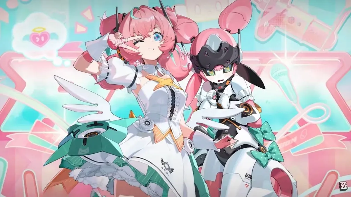 Aria's human and intelligent construct form in Zenless Zone Zero.