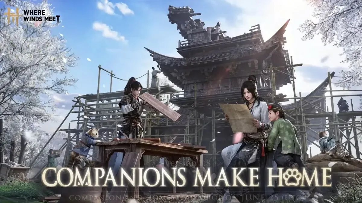 Image of the Companions Make Home update in Where Winds Meet