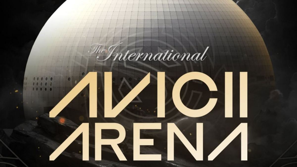 Avicii Arena from Stockholm with The International 10 logo