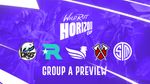 Horizon Cup logo with Group A teams