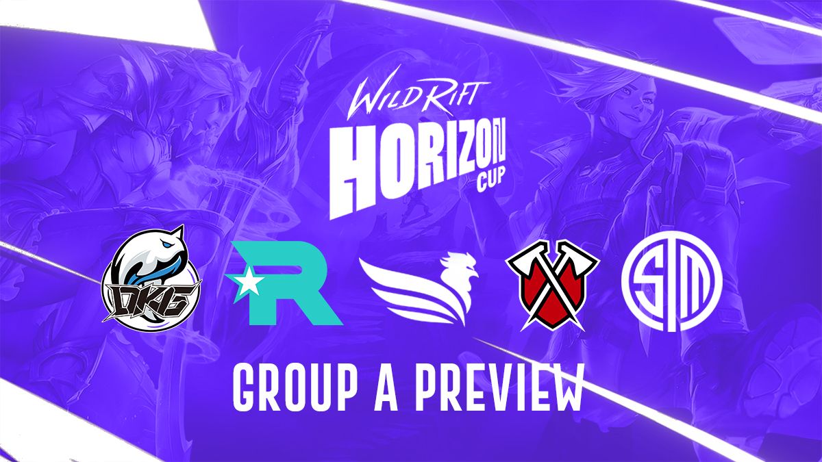 Horizon Cup logo with Group A teams