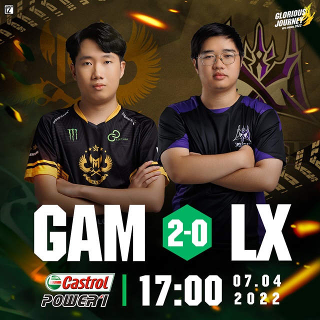 GAM 2-0 LX: Thắng dễ Luxury Esports, Levi và các đồng đội kéo dài chuỗi trận bất bại lên con số 12
