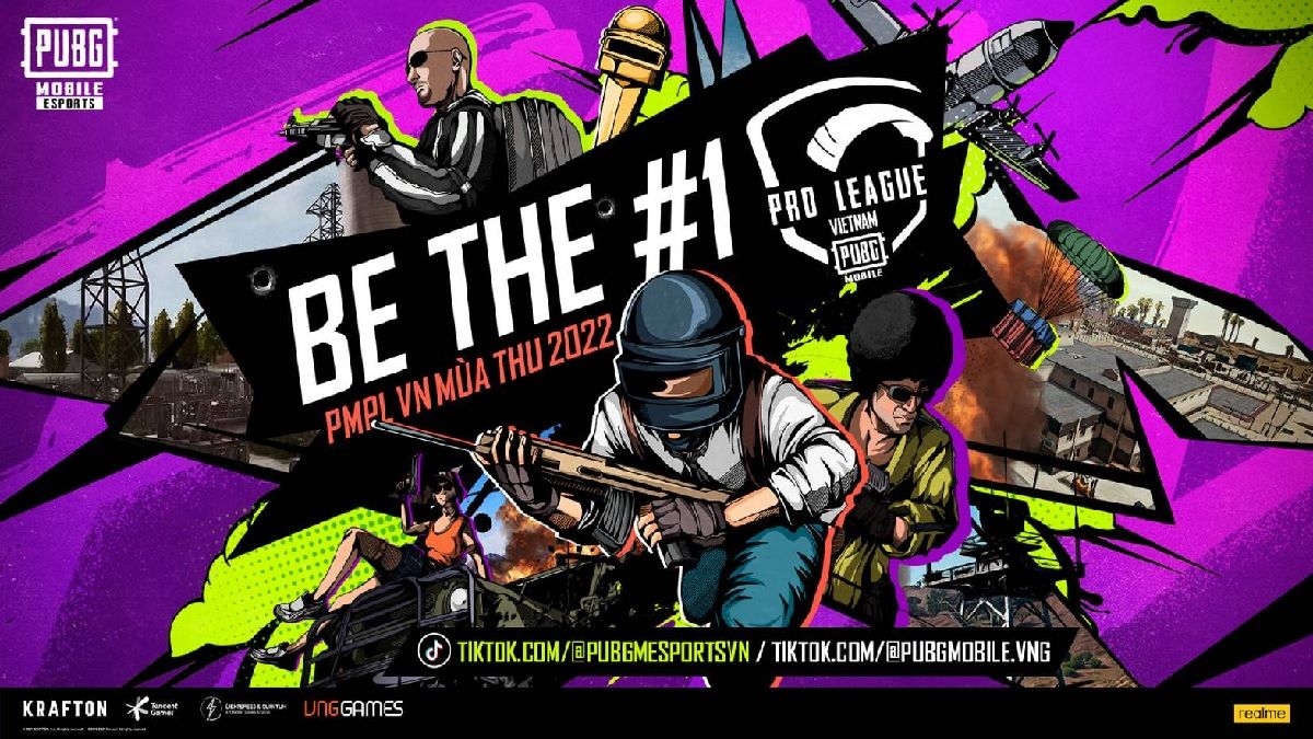 Thông tin chính thức về giải đấu PUBG MOBILE PRO LEAGUE VIETNAM MÙA thu 2022