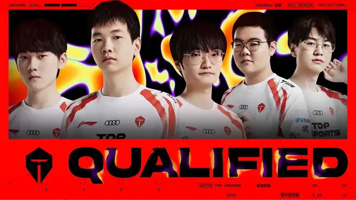 Top Esports become the second team to qualify for the next round at the Mid-Season Invitational.