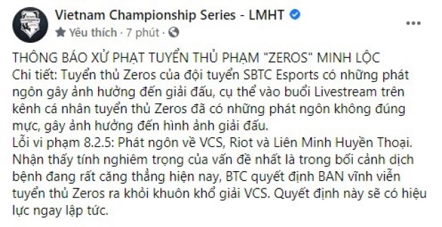 LMHT: Zeros vẫn có sự ảnh hưởng lớn lên đường trên VCS dù bị global ban