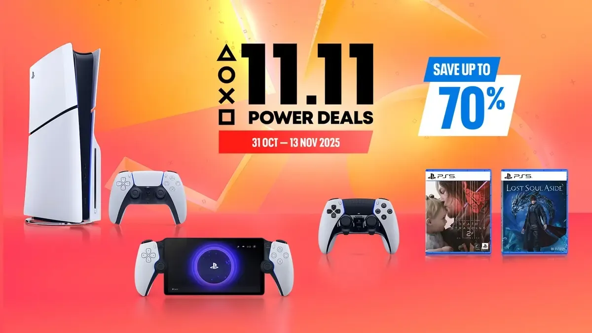 PlayStation 11.11 sale splash art.