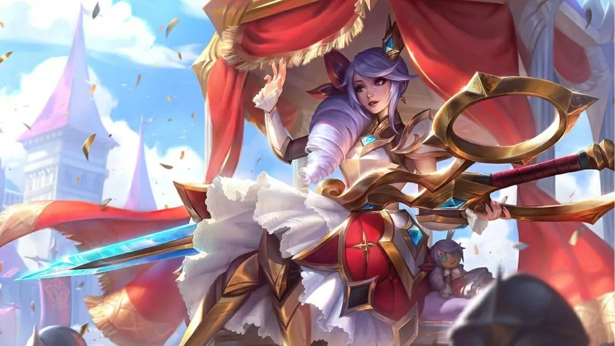 Battle Queen Gwen from League of Legends. 