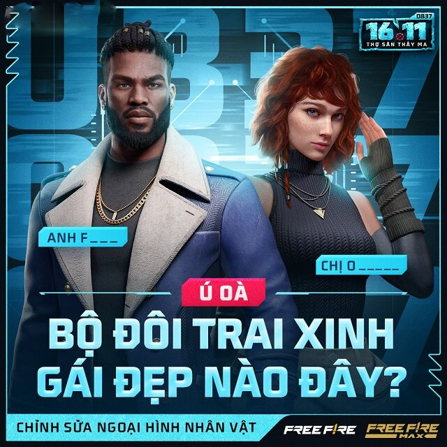 Free Fire: Ford và Olivia xuất hiện khác lạ tại phiên bản OB37