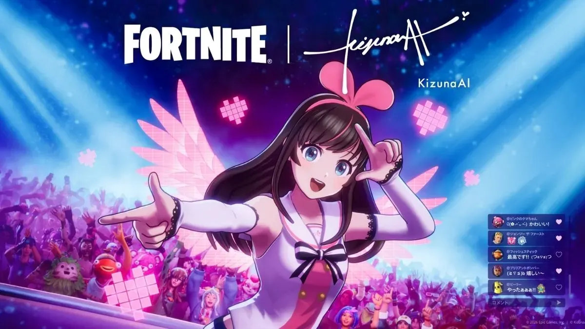 An image of Fortnite x Kizuna AI Poster